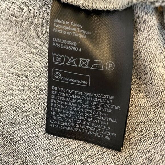 H&M DIVIDED Salt&Pepper Open Tight Knit Cardigan M - Picture 7 of 7